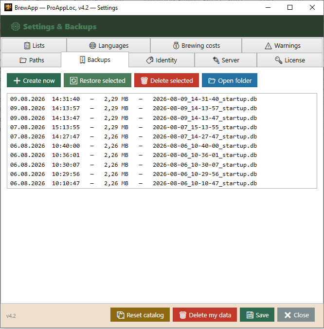 Brew App – Screenshot 2