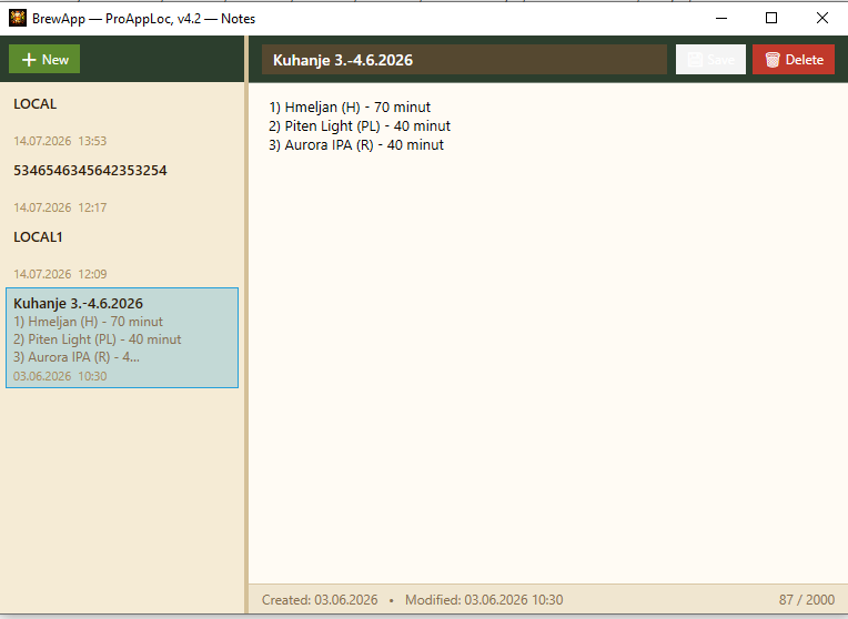 Brew App – Screenshot 3